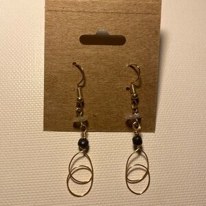 Handmade Wire and Stone Earrings